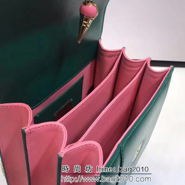 BVLGARI寶格麗 專櫃最新 甜筒吊墜限量款 三層風琴包 可手提單肩斜挎 B286999 FYD1285